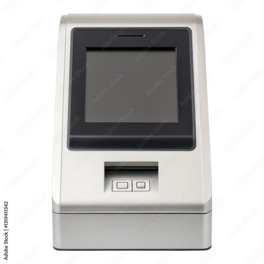 sleek biometric payment terminal designed for secure transactions, featuring touchscreen interface and user friendly buttons sleek biometric payment terminal designed for secure transactions, featuring touchscreen interface and user friendly buttons