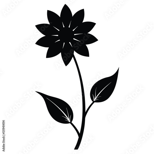 the flower are perfect to see the black color