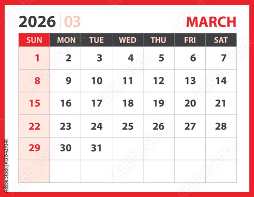 03- MARCH 2026 template