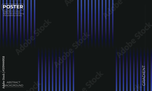 Futuristic abstract gradient lines background dark background with copy space abstract colorful gradient lines vector moving forward
