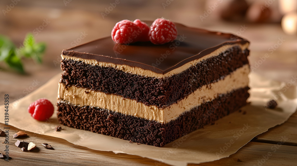 Chocolate mousse cake