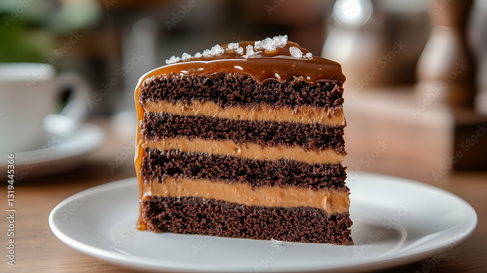Chocolate caramel cake