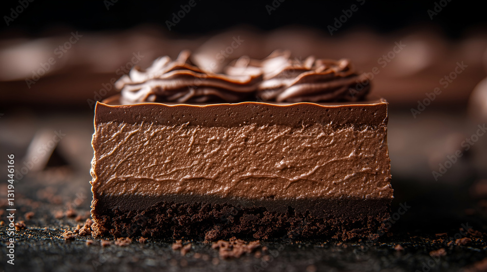 Chocolate mousse cake