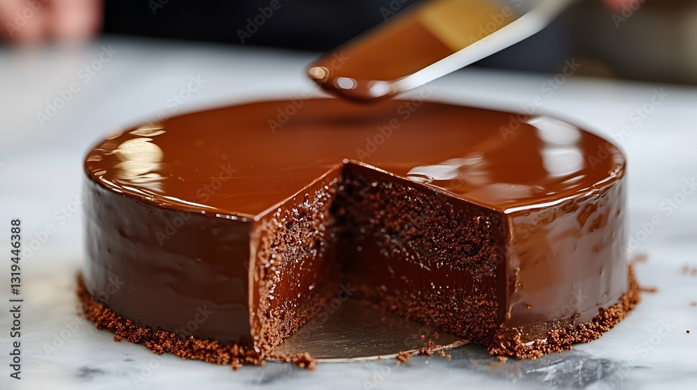 Chocolate ganache cake