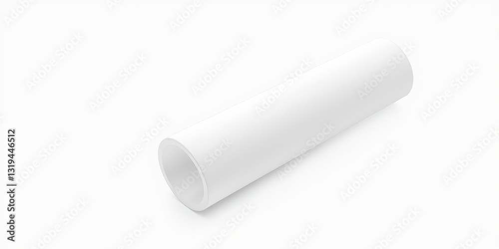 Abstract Geometric Long Cylinder Form Abstract Geometric Long Cylinder Form