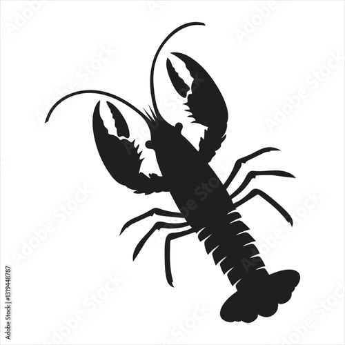 Lobster delicacy icon. Simple illustration of lobster delicacy vector icon for web design isolated 