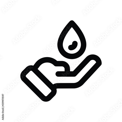 hygiene line icon. Clean and minimalist vector icon for websites, mobile apps, presentations, and logos. Fully scalable and customizable for any project.