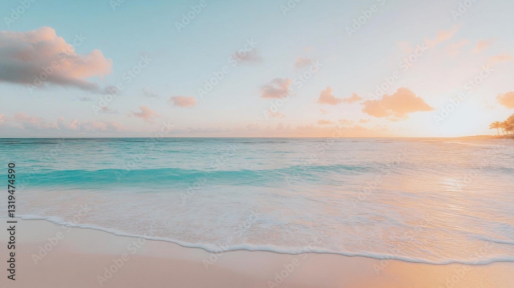 Serene Sunrise Beachscape Serene Sunrise Beachscape