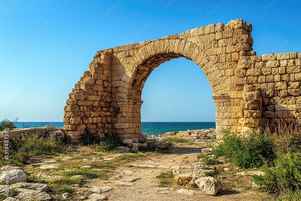 Majestic Arches of Antique Caesarea: A Glimpse into Biblical Beauty and Ancient Architecture Majestic Arches of Antique Caesarea: A Glimpse into Biblical Beauty and Ancient Architecture