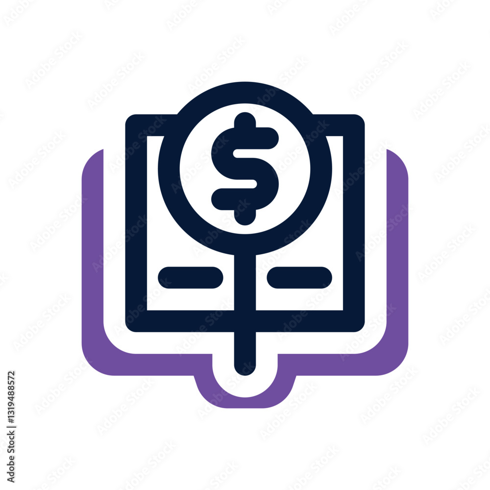 financial literacy dual tone icon. Sleek and modern vector icon for websites, mobile apps, marketing materials, and corporate design. Fully scalable and ready to use.. financial literacy dual tone icon. Sleek and modern vector icon for websites, mobile apps, marketing materials, and corporate design. Fully scalable and ready to use..