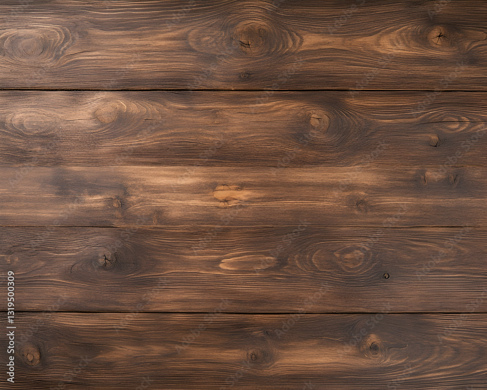 Naklejka premium Dark brown wooden planks