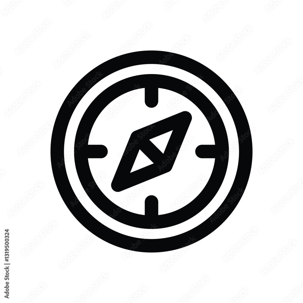 compas line icon. Clean and minimalist vector icon for websites, mobile apps, presentations, and logos. Fully scalable and customizable for any project. compas line icon. Clean and minimalist vector icon for websites, mobile apps, presentations, and logos. Fully scalable and customizable for any project.