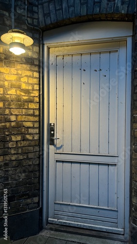 old door in the old building