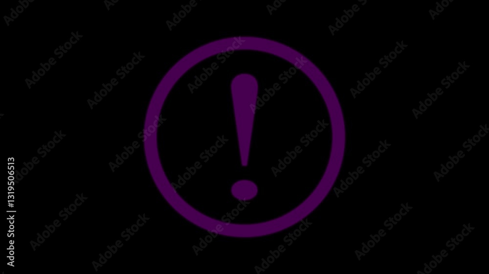 neon warning sign, exclamation mark, danger and surprise mark, neon warning sign, exclamation mark, danger and surprise mark,