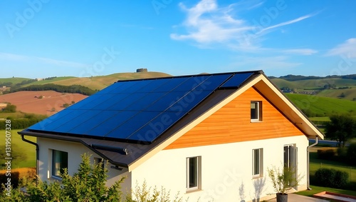 Wallpaper Mural solar panels on a roof Torontodigital.ca