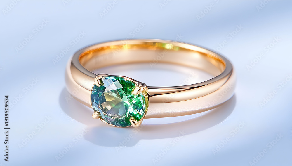 Elegant green gemstone ring Elegant green gemstone ring