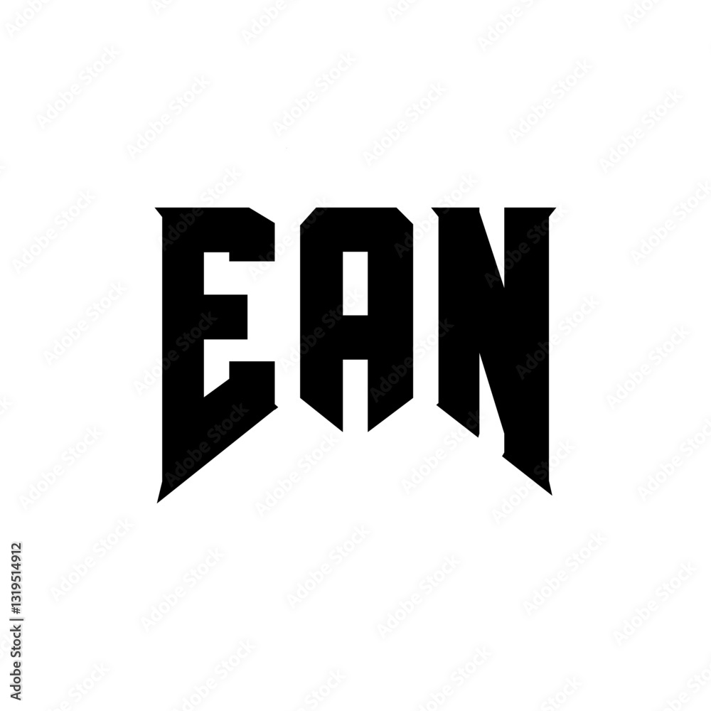 custom made wallpaper toronto digitalEAN letter logo design for technology company. EAN logo design black and white color combination. EAN logo, EAN vector, EAN design, EAN icon, EAN alphabet. EAN typography logo design.