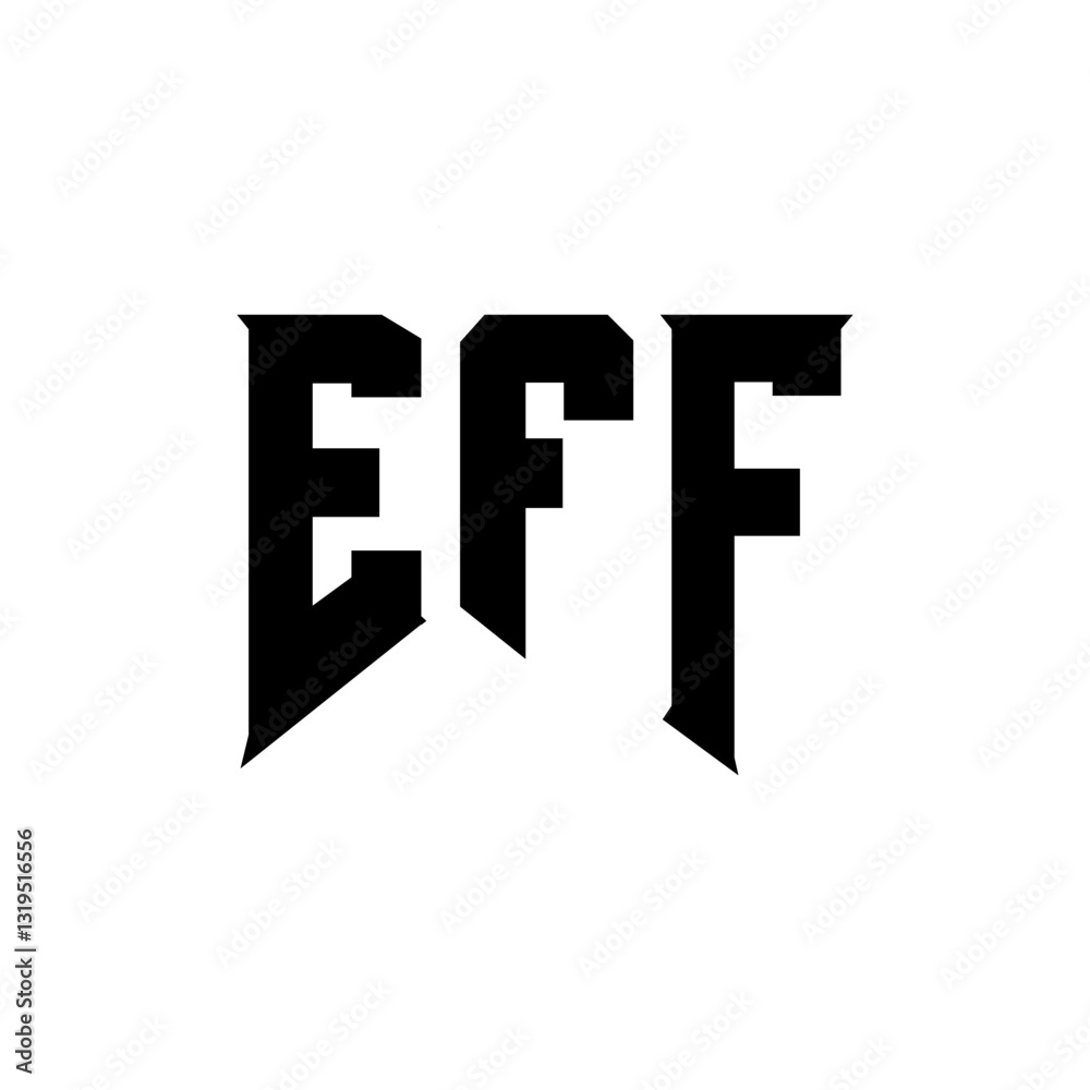 EFF letter logo design for technology company. EFF logo design black and white color combination. EFF logo, EFF vector, EFF design, EFF icon, EFF alphabet. EFF typography logo design. EFF letter logo design for technology company. EFF logo design black and white color combination. EFF logo, EFF vector, EFF design, EFF icon, EFF alphabet. EFF typography logo design.