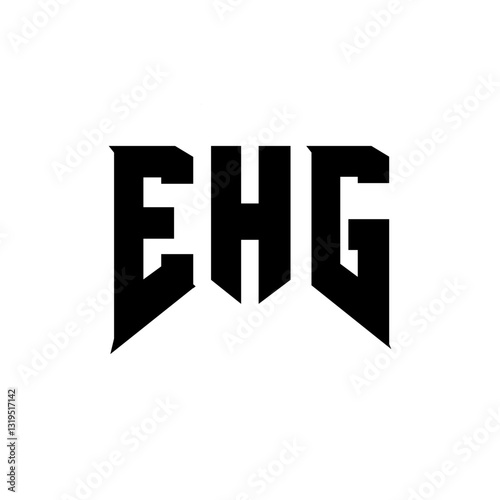 Wallpaper Mural EHG letter logo design for technology company. EHG logo design black and white color combination. EHG logo, EHG vector, EHG design, EHG icon, EHG alphabet. EHG typography logo design. Torontodigital.ca