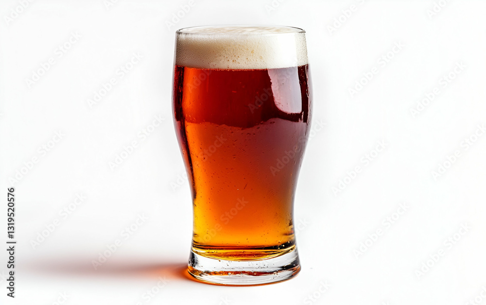 A refreshing glass of amber beer with a rich foam head, perfect for enjoying with friends or at a celebration. A refreshing glass of amber beer with a rich foam head, perfect for enjoying with friends or at a celebration.