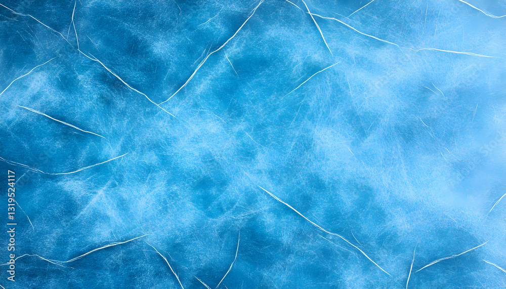 Obraz premium Frozen blue surface texture