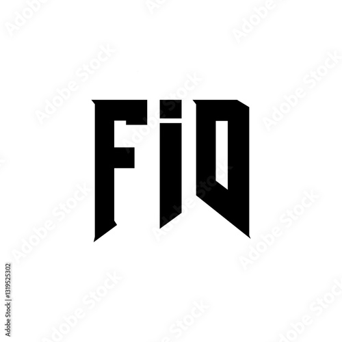 FID letter logo design for technology company. FID logo design black and white color combination. FID logo, FID vector, FID design, FID icon, FID alphabet. FID typography logo design.