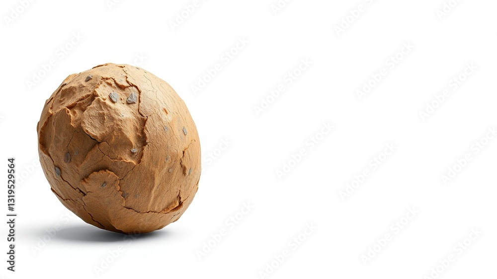 Obraz premium Exploring Horizons: Roving Object in Empty Space