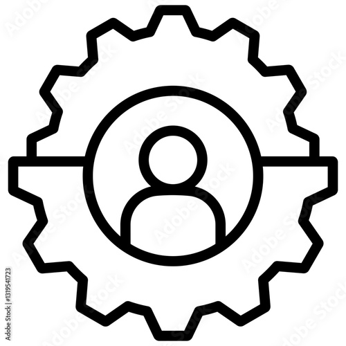  Management Outline Icon