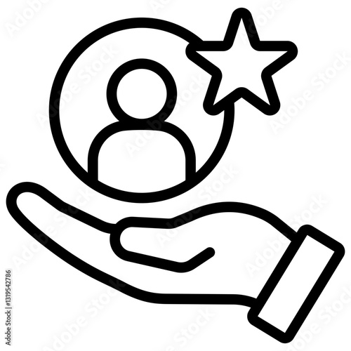 Customer Outline Icon