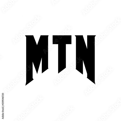 MTN letter logo design for technology company. MTN logo design black and white color combination. MTN logo, MTN vector, MTN design, MTN icon, MTN alphabet. MTN typography logo design.
