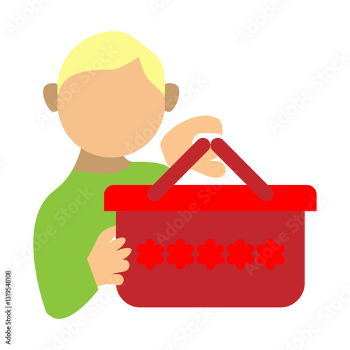 Customer Pin Vector Flat Icon Design