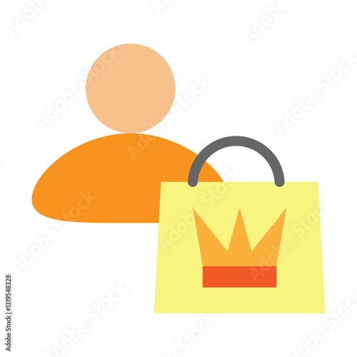 VIP Customer Vector Flat Icon Design