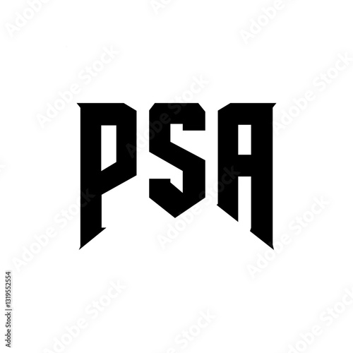 PSA letter logo design for technology company. PSA logo design black and white color combination. PSA logo, PSA vector, PSA design, PSA icon, PSA alphabet. PSA typography logo design.