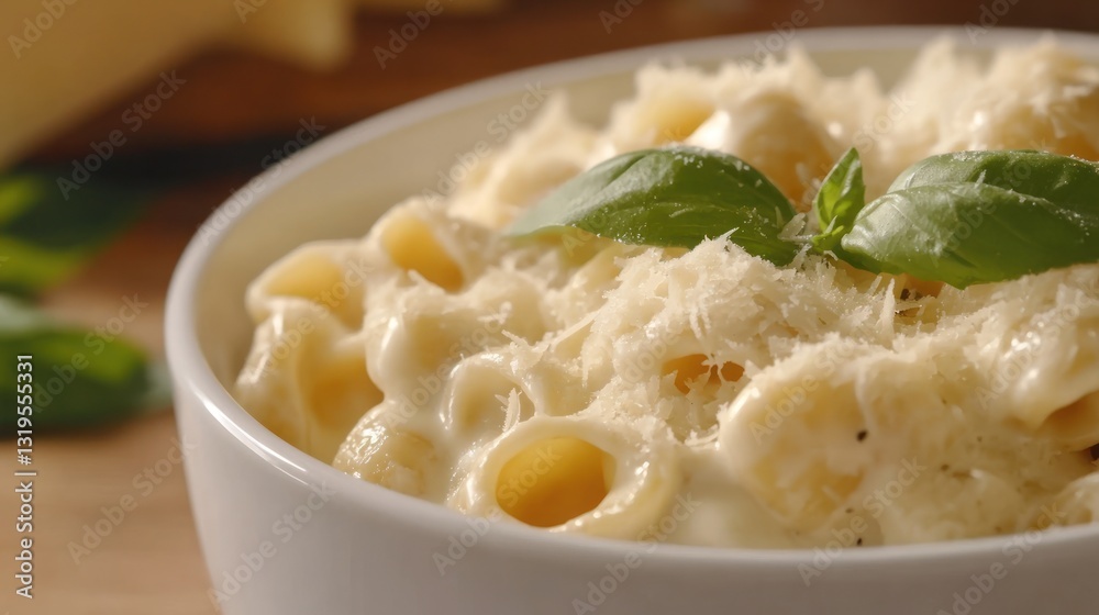 Creamy Mac and Cheese Delight, A Close-Up of Delicious Comfort Food Creamy Mac and Cheese Delight, A Close-Up of Delicious Comfort Food