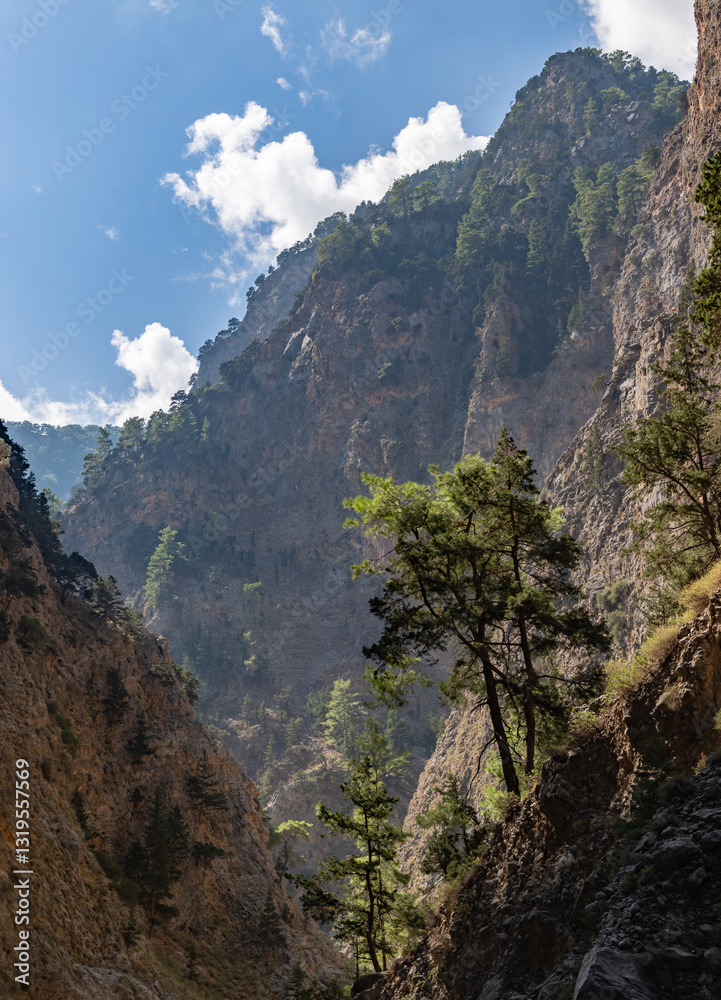 Obraz premium Samaria Gorge Landscape