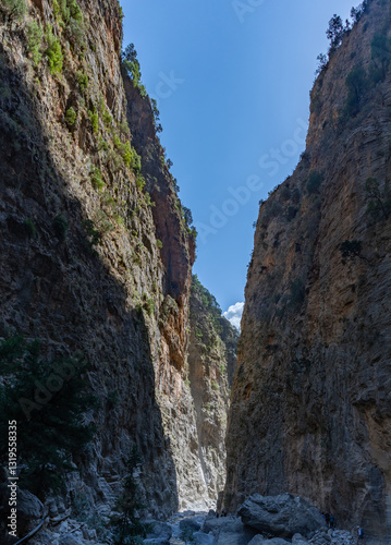 Obraz na płótnie Samaria Gorge - Iron Gates w salonie