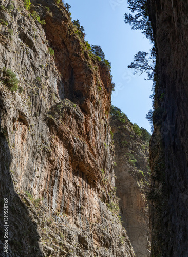 Obraz na płótnie Samaria Gorge - Iron Gates w salonie