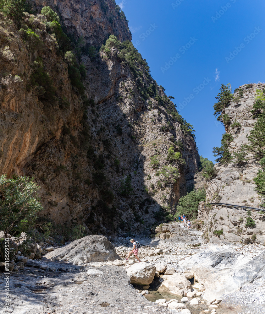 Samaria Gorge Landscape