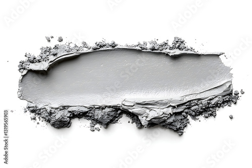 Wet cement, mortar isolated on transparent background. high resolution PNG file