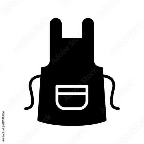 Apron icon Kitchen apron sign. for mobile concept and web design