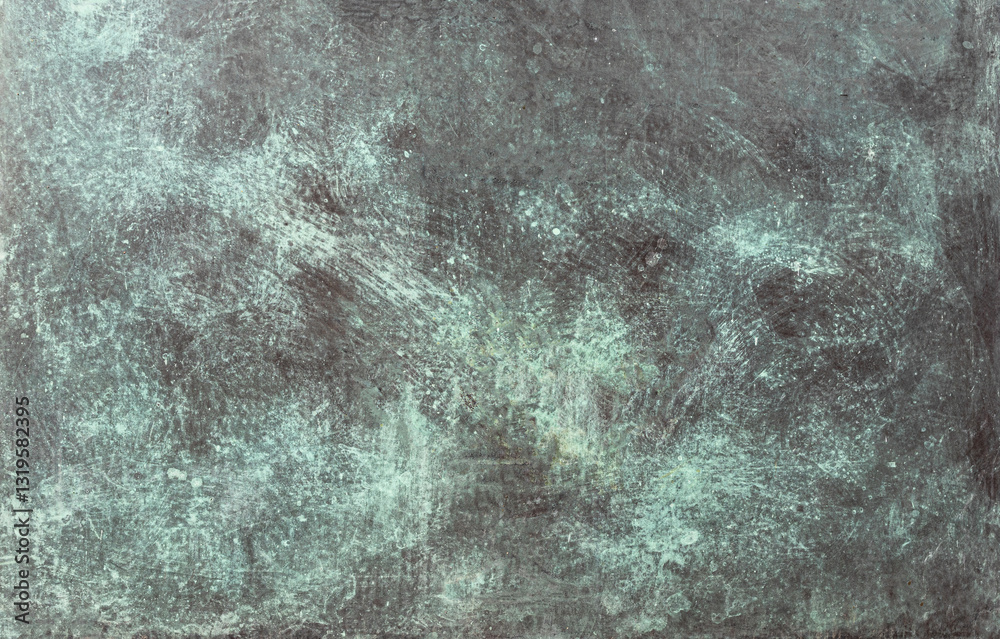 Weathered copper surface showing patina formation and corrosion effects Weathered copper surface showing patina formation and corrosion effects