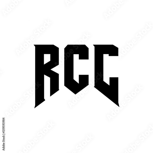 RCC letter logo design for technology company. RCC logo design black and white color combination. RCC logo, RCC vector, RCC design, RCC icon, RCC alphabet. RCC typography logo design.