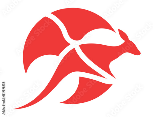 Running Kangaroo Logo photo