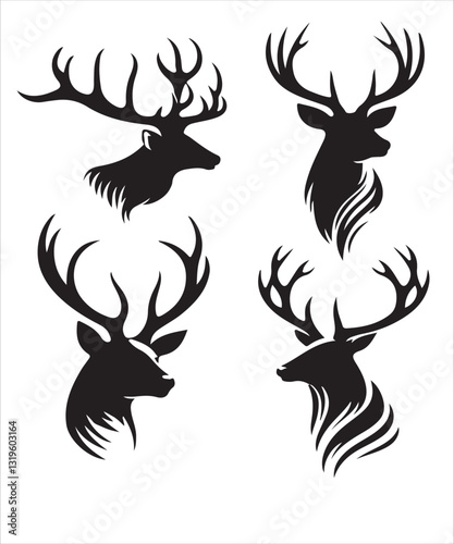 deer silhouette vector