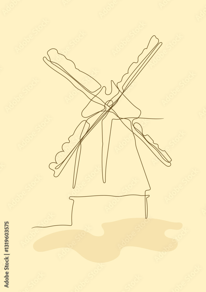 Windmill line art.eps Windmill line art.eps