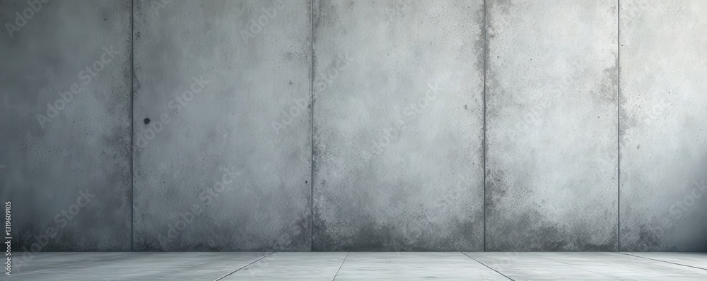 Fototapeta premium Rough, textured grey concrete wall, urban backdrop, concrete, industrial