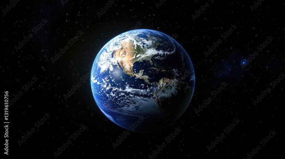 Earth from Space, A Stunning Celestial View Earth from Space, A Stunning Celestial View