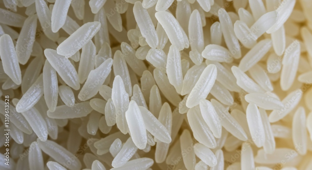 Close up of Raw White Rice Grain Texture Detailed Food Background Close up of Raw White Rice Grain Texture Detailed Food Background