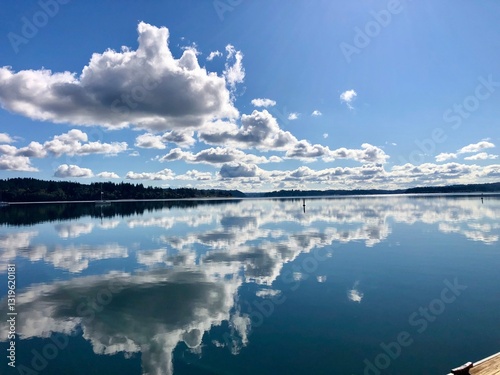 Clouds Reflected on Water