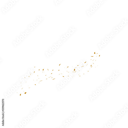 sprinkle gold powder